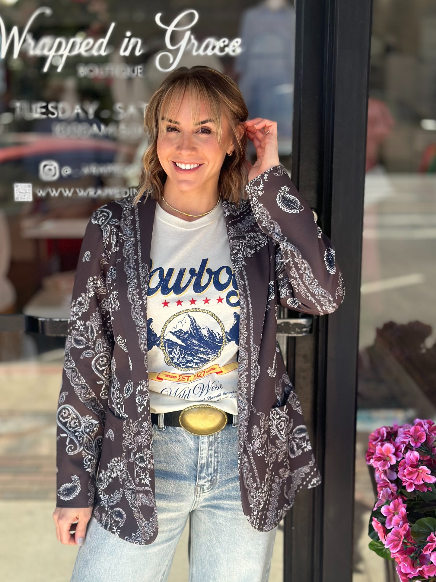 NEW! Cowboys Wild West Tee