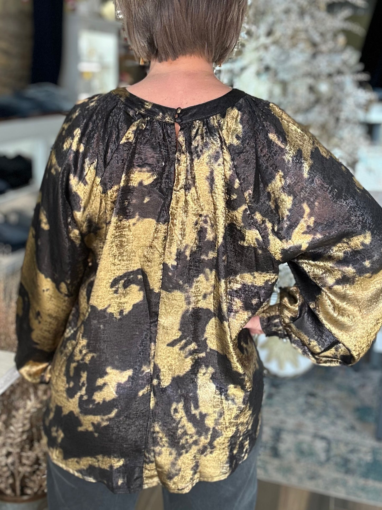 NEW! Metallic Madness Top