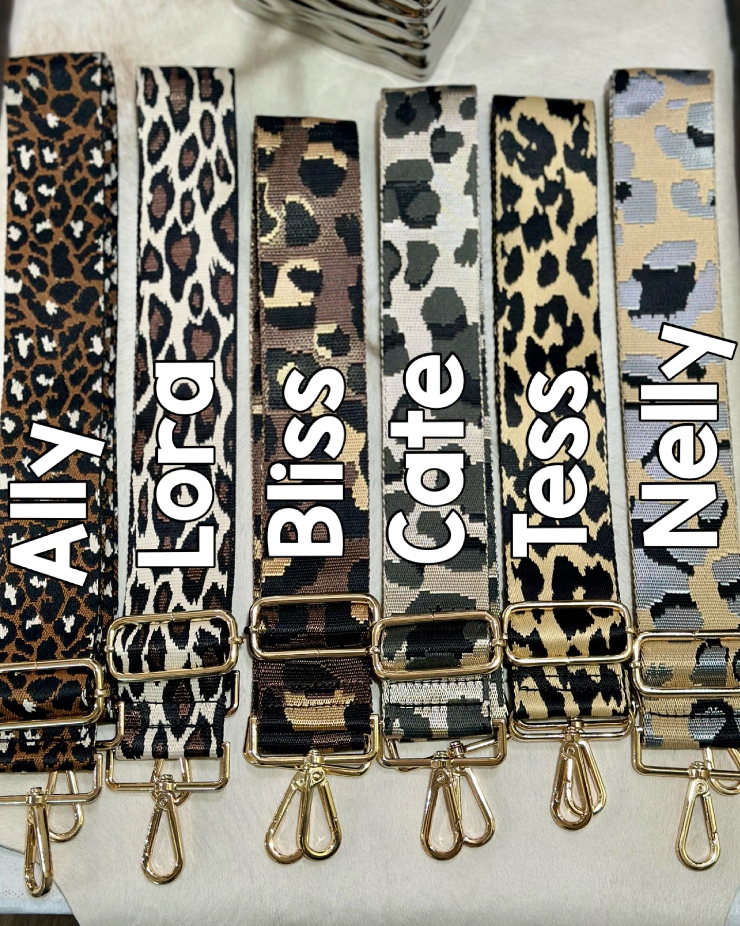 Leopard Purse Straps