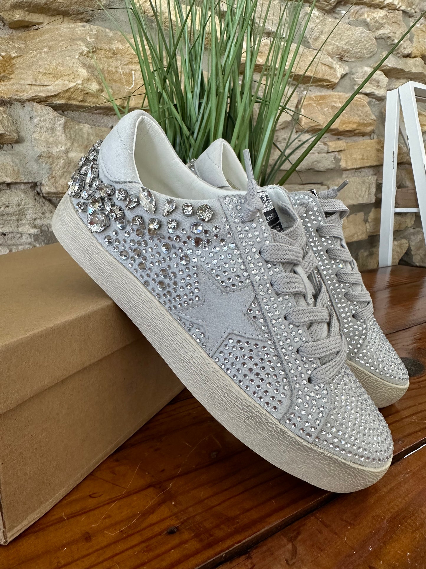 Sparkle and Shine Embellished Sneakers