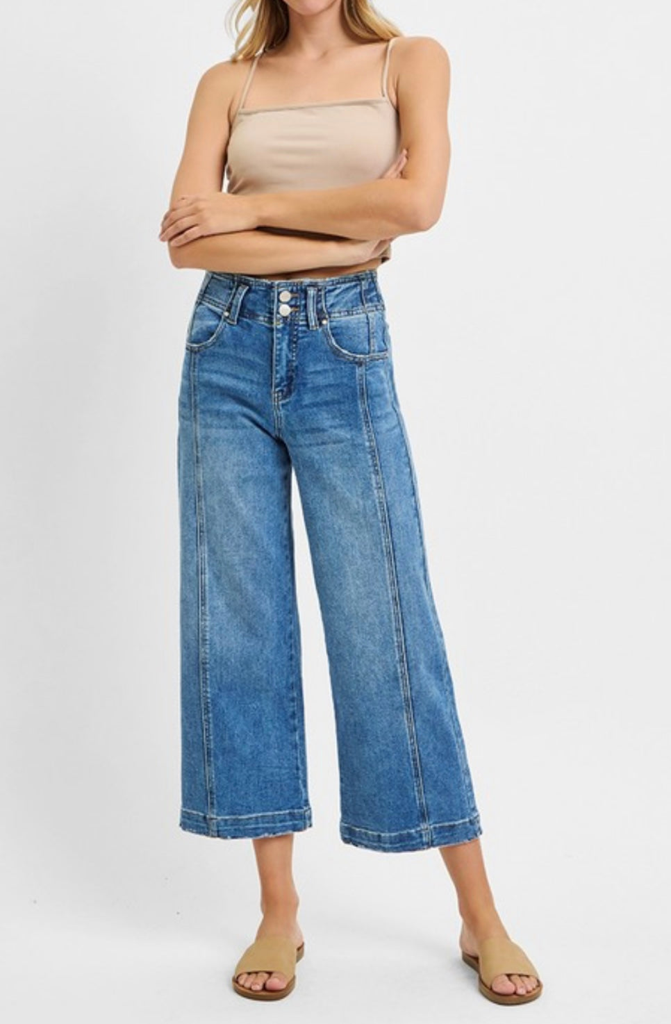 Keep Composure Cropped Jean by Risen
