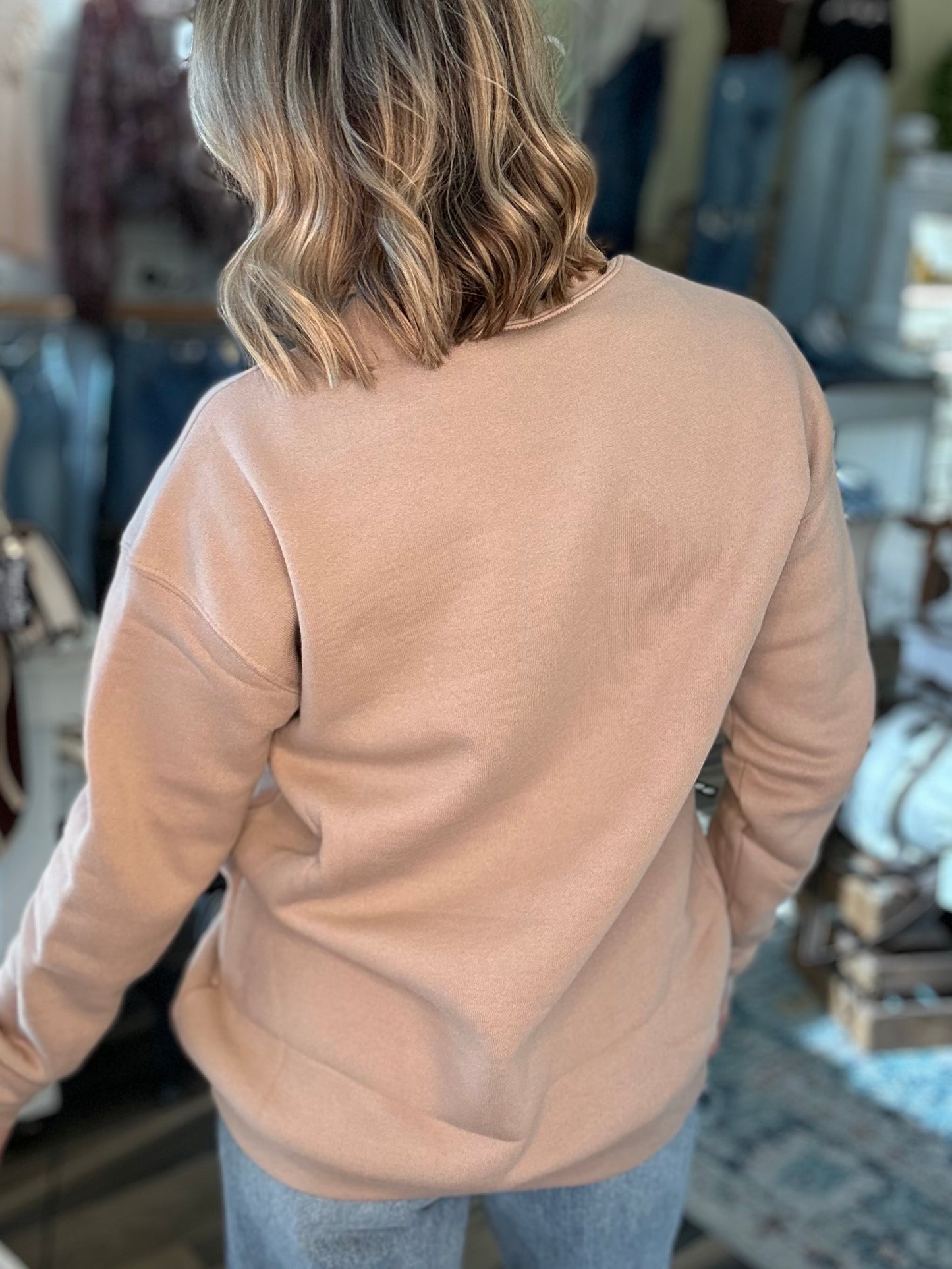 All The Fall Things Sweatshirt in mocha