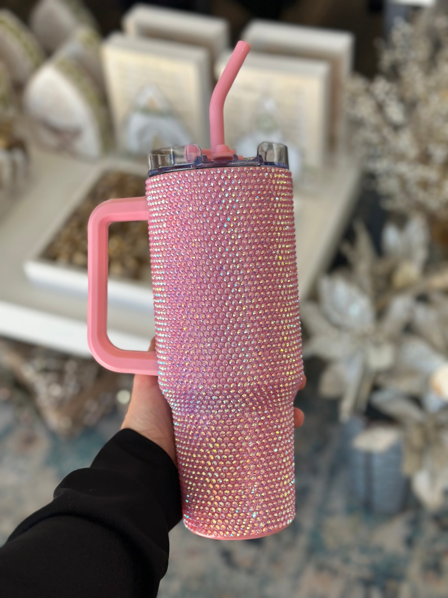 Flashy Light Pink 40oz Tumbler