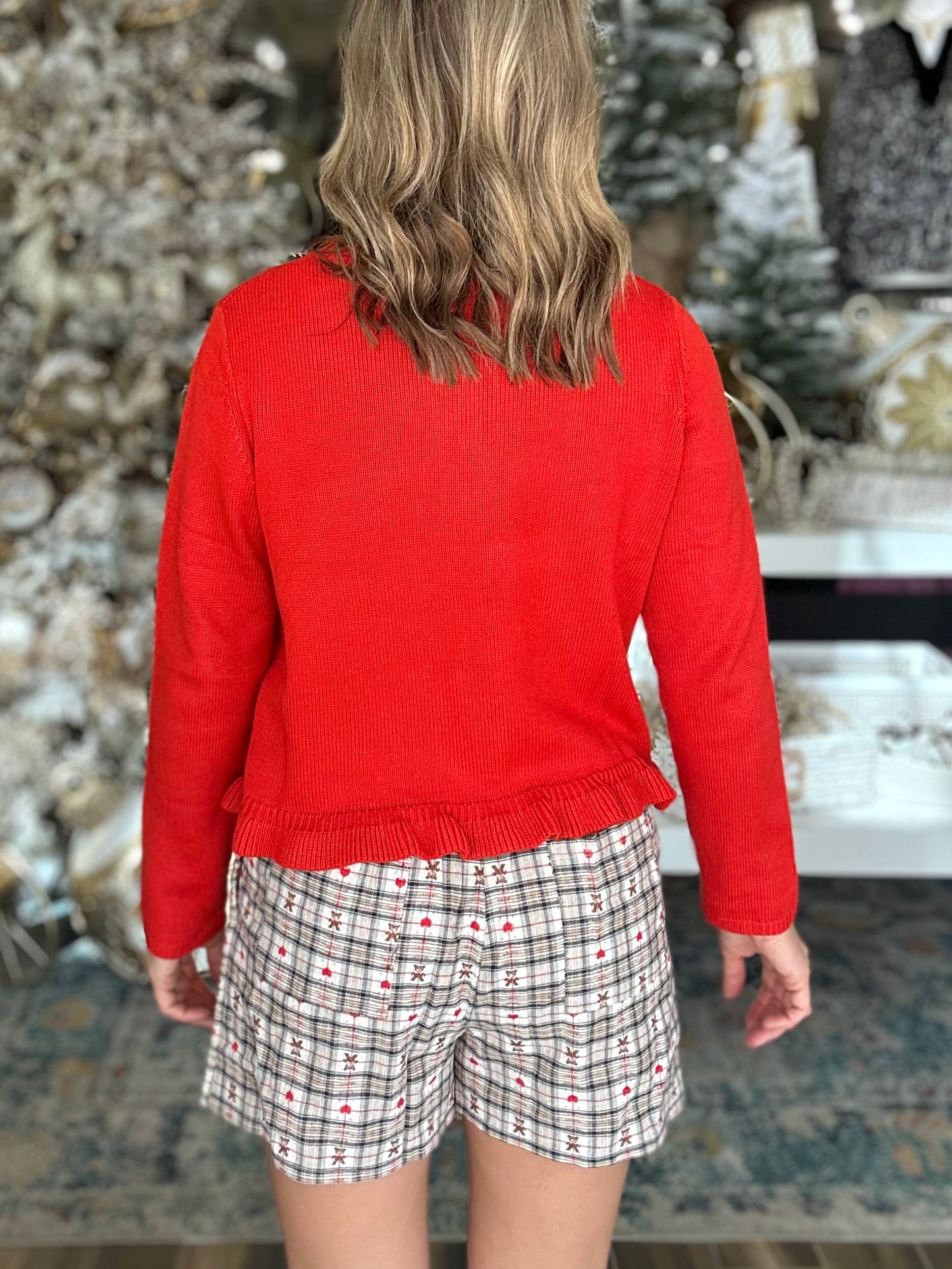 NEW! Holiday Delight Cardigan Style Top