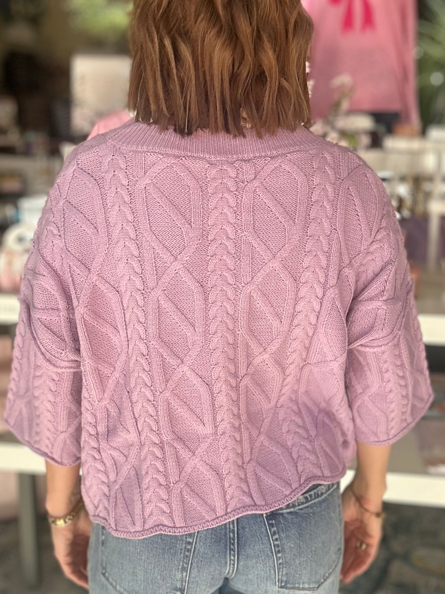 Always Cozy Lavender Sweater Top
