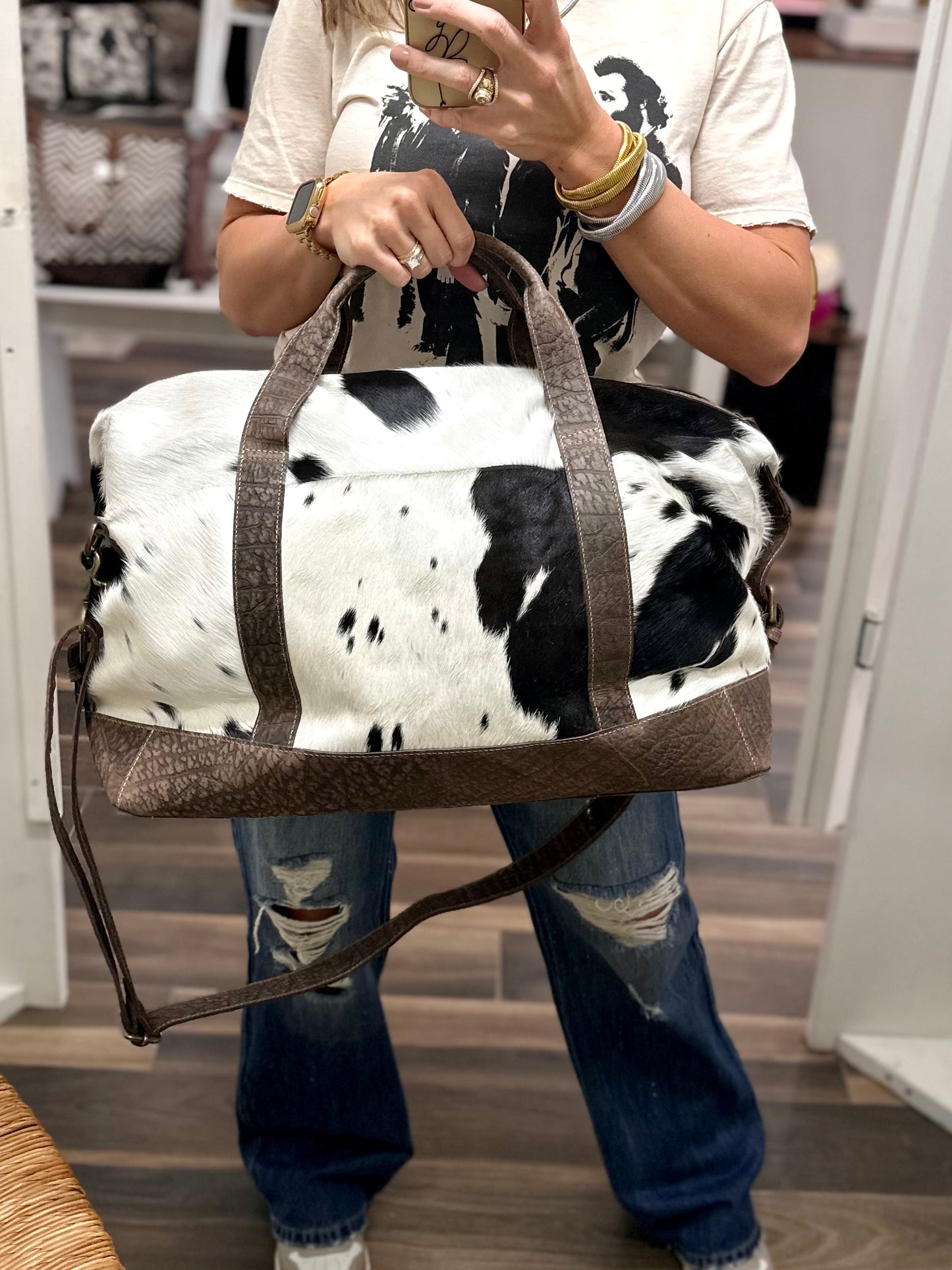 Myra Feeling Country Leather Tote Bag