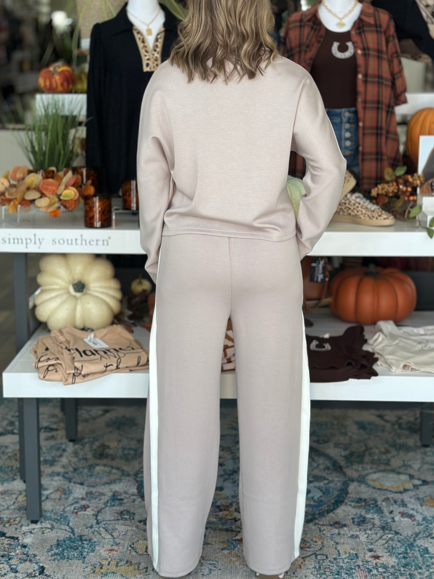 NEW! Keep Composure Pant Set in Taupe