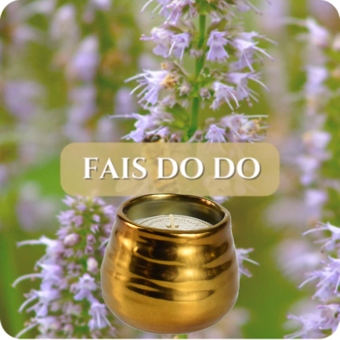 Bourbon Royalty: Midas Gold 8oz Candle