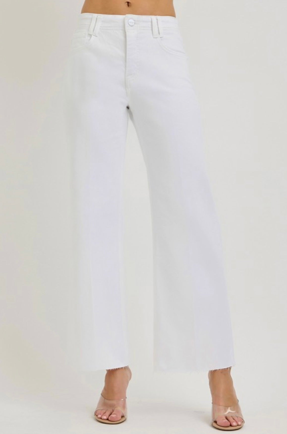 Korie White Ankle Pants by Risen