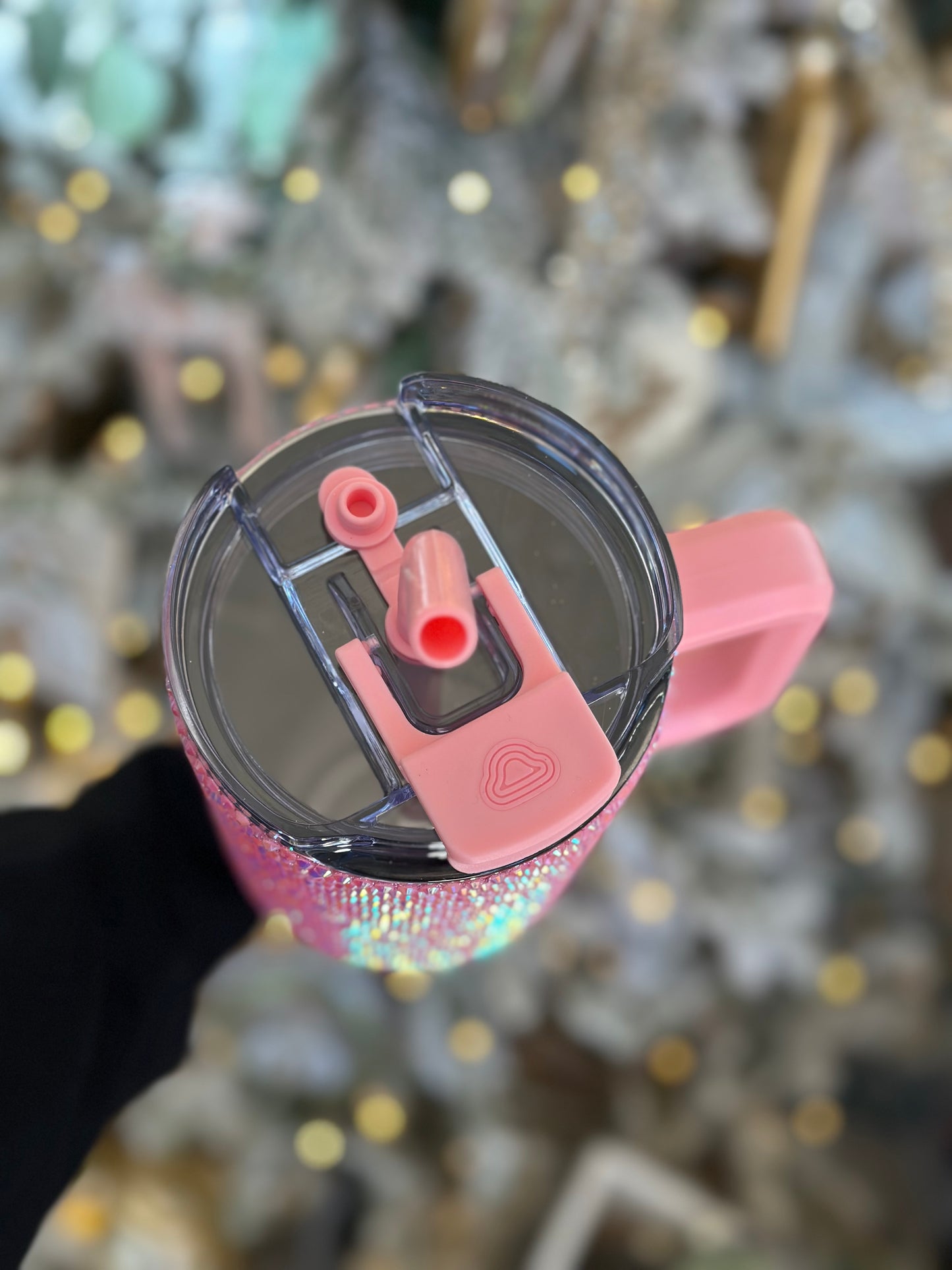 Flashy Light Pink 40oz Tumbler