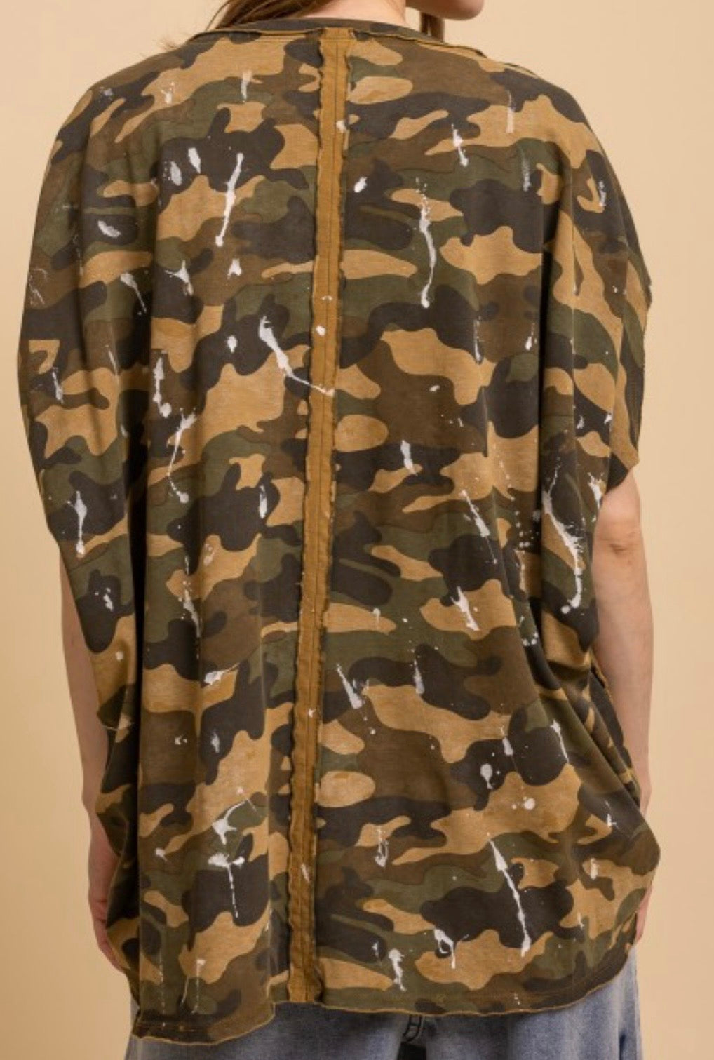 Paint Splash Camo Top