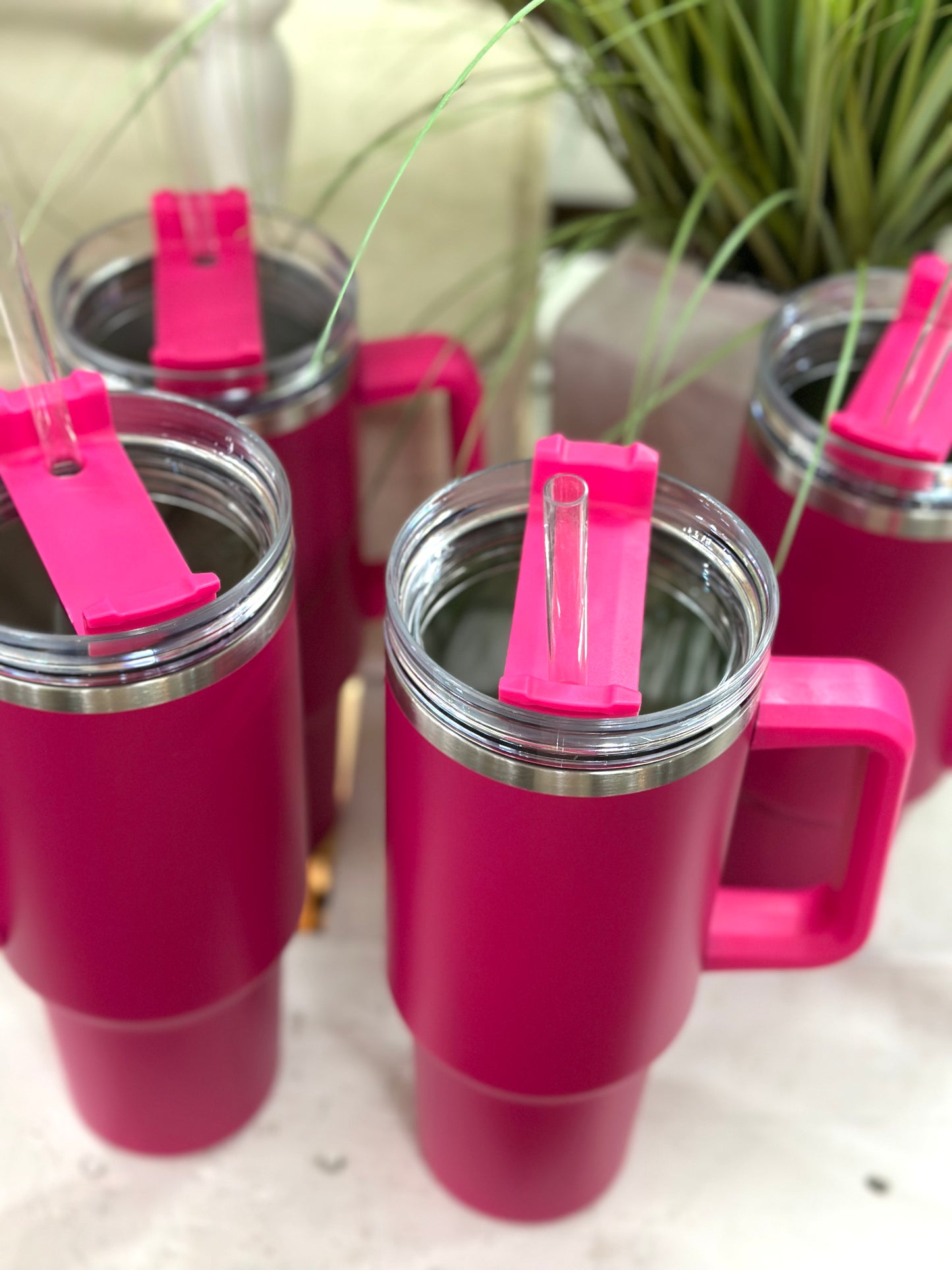 Love Pink Tumbler in Hot Pink