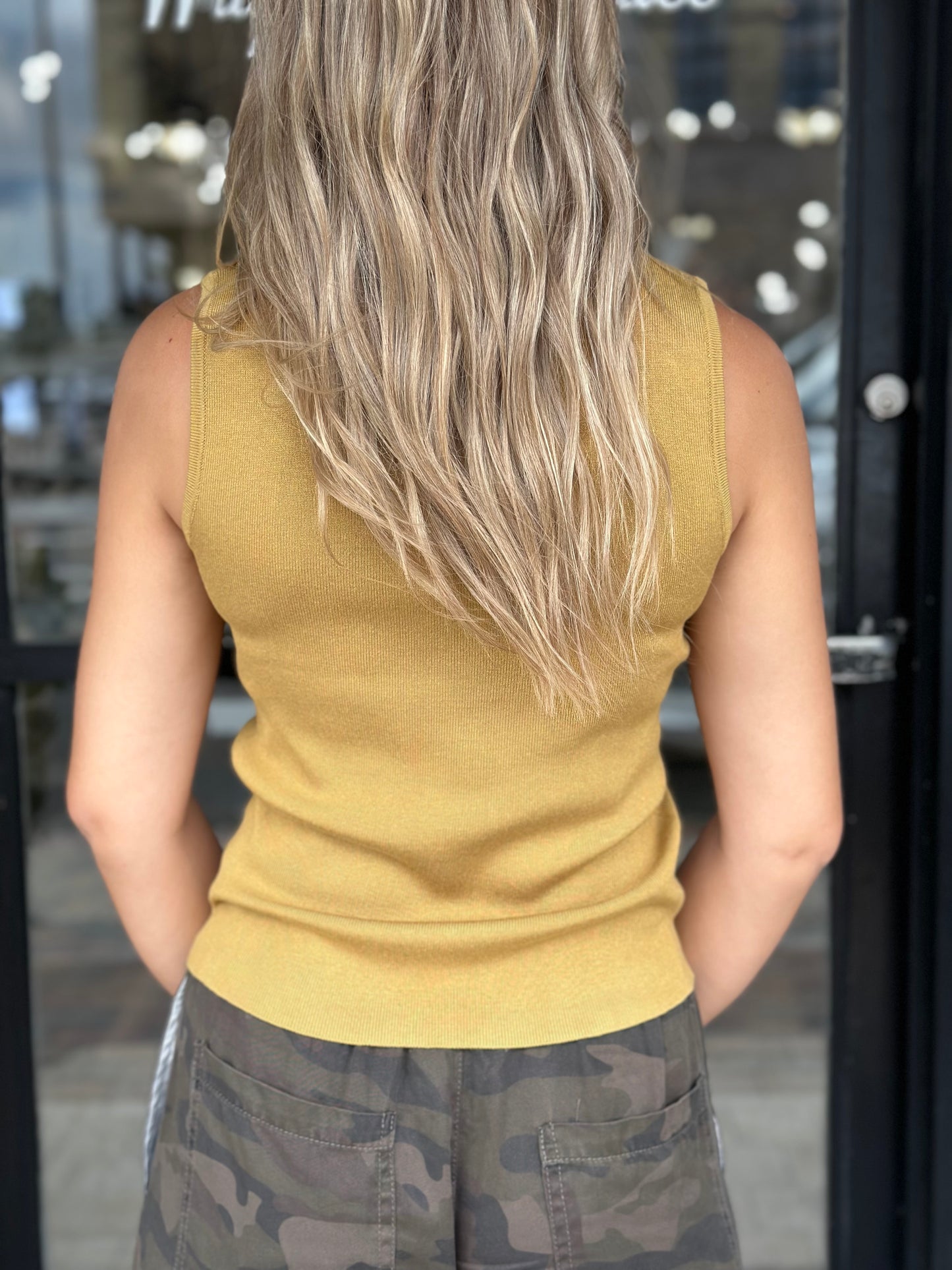 NEW! Keep It Essential Tank in Deep Mustard