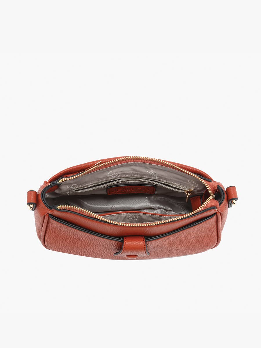 Kallie Crossbody Purse in Hunter Green