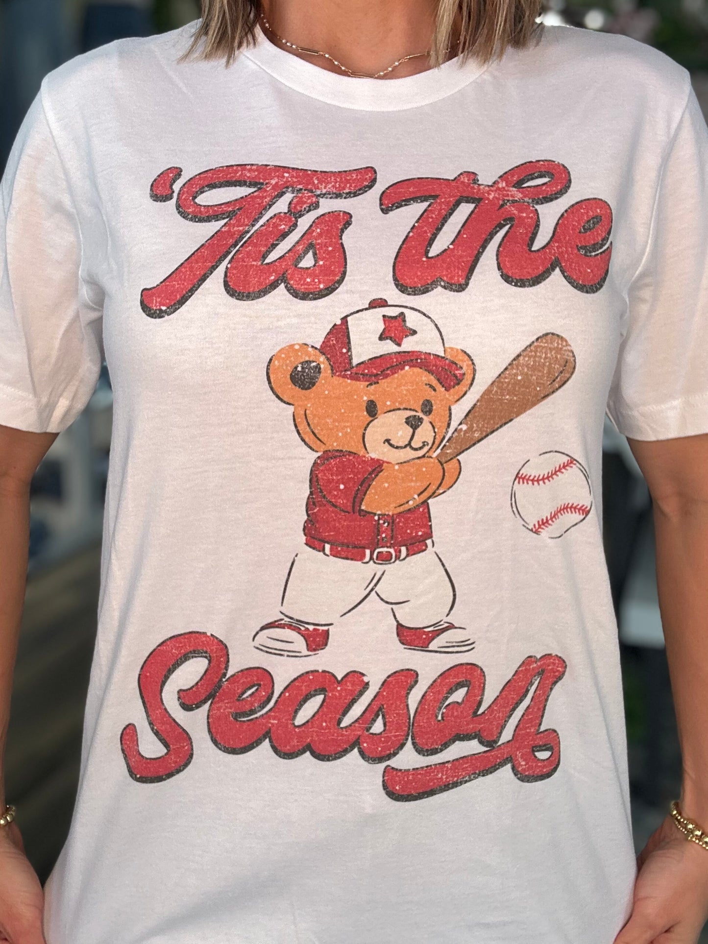 Tis The Season Baseball Tee