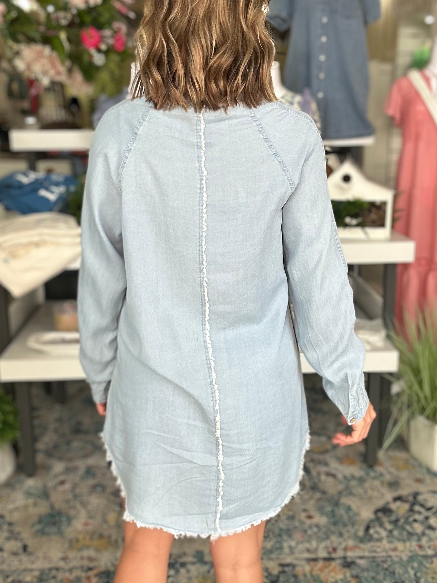 NEW! Darling in Denim Oversized Top