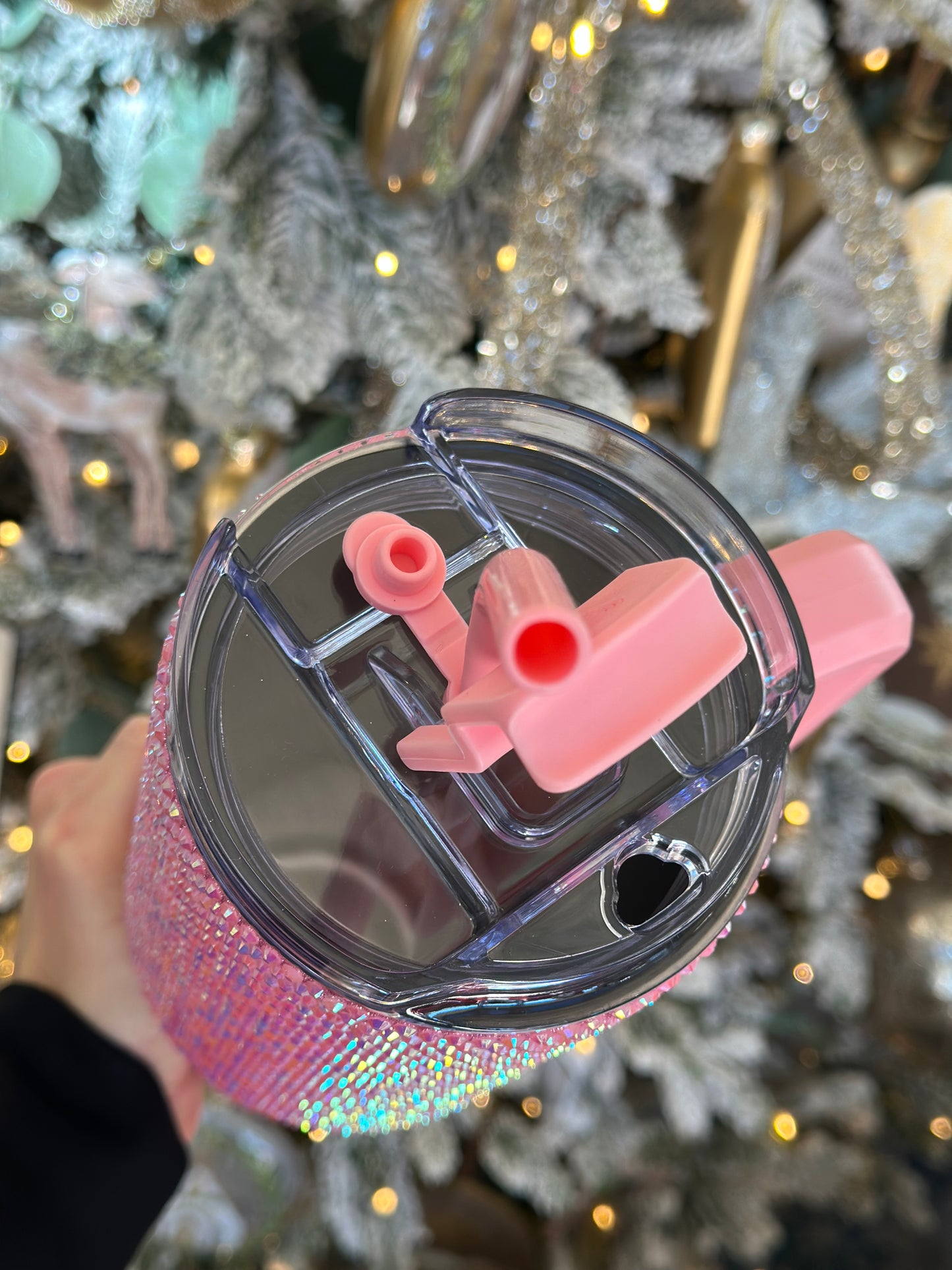 Flashy Light Pink 40oz Tumbler