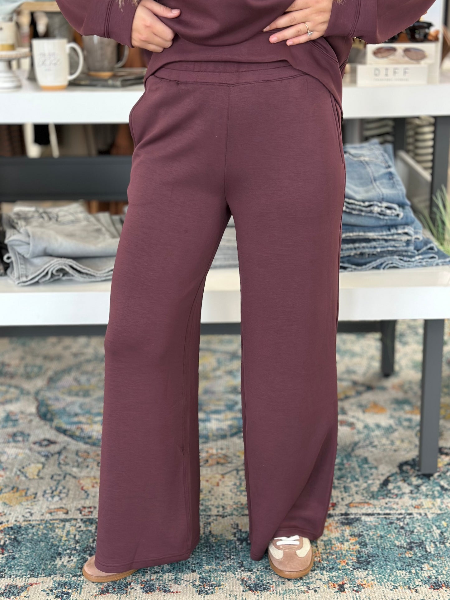 NEW! Merlot Truffle Pant Set