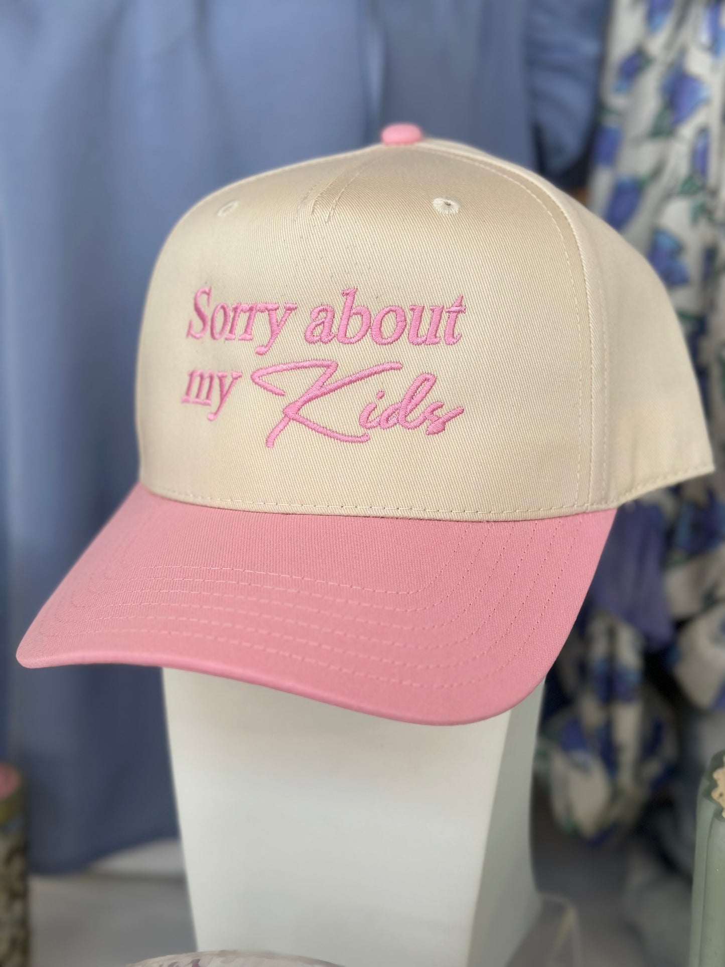 Sorry About My Kids Vintage Cap