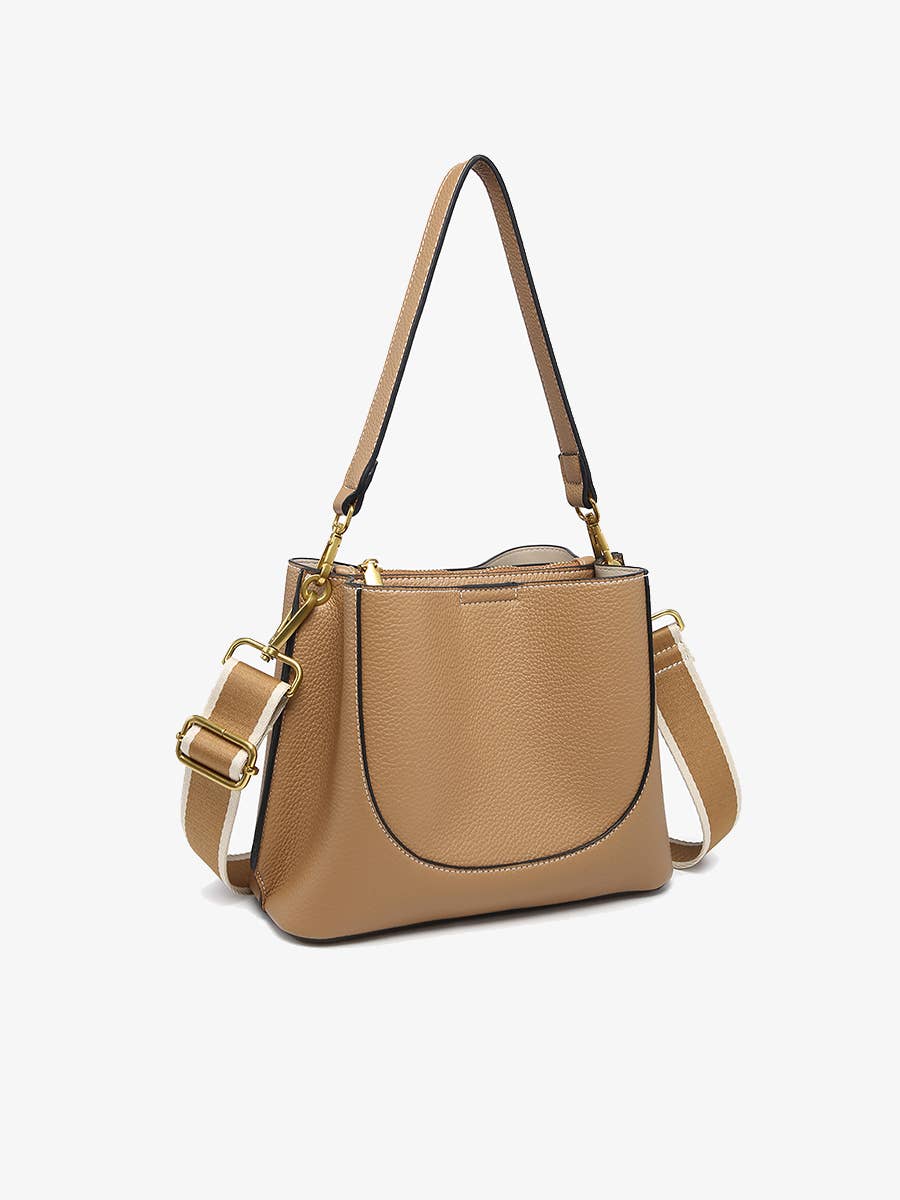 Corinna Bucket Bag in Brown