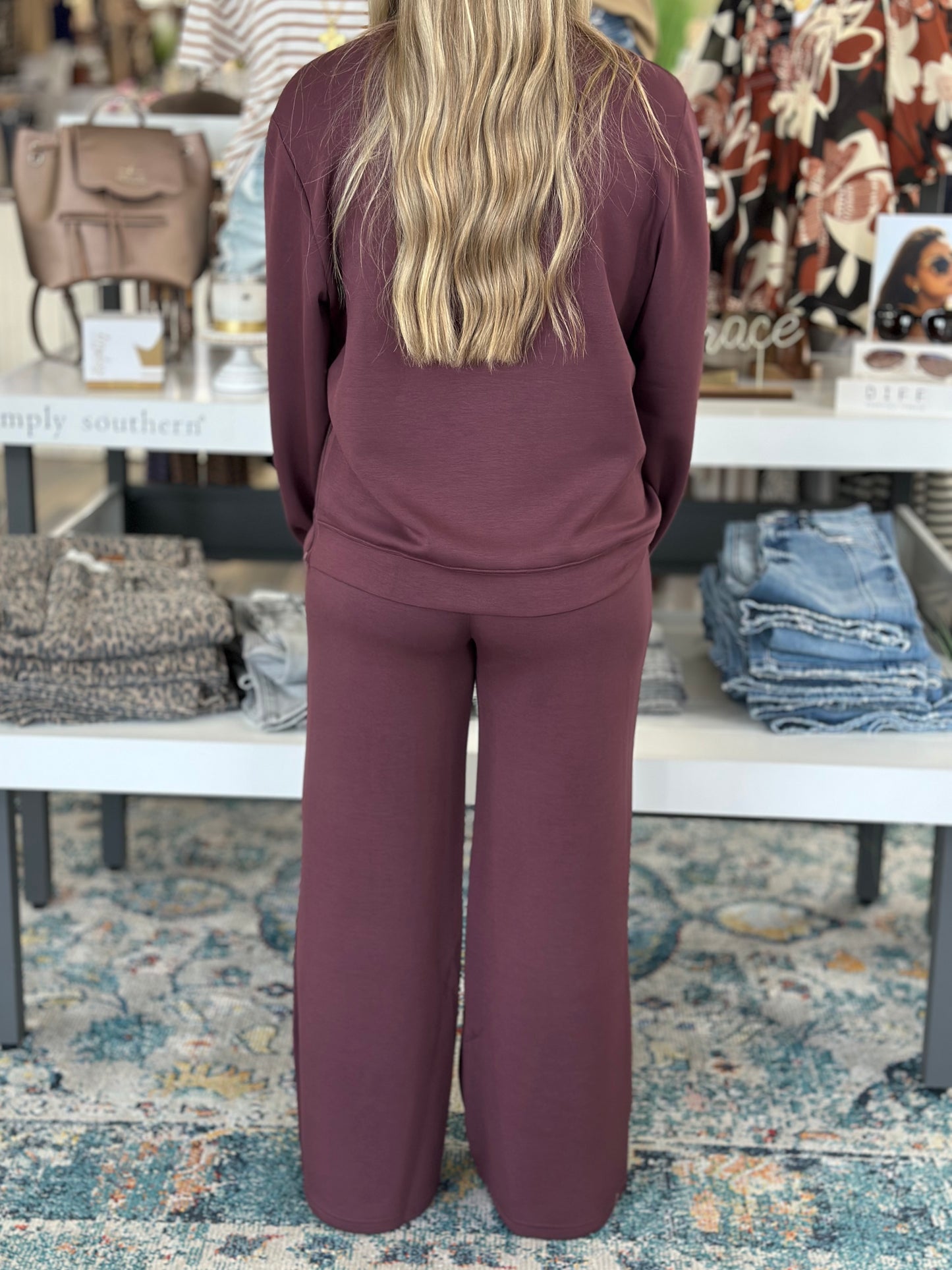 NEW! Merlot Truffle Pant Set