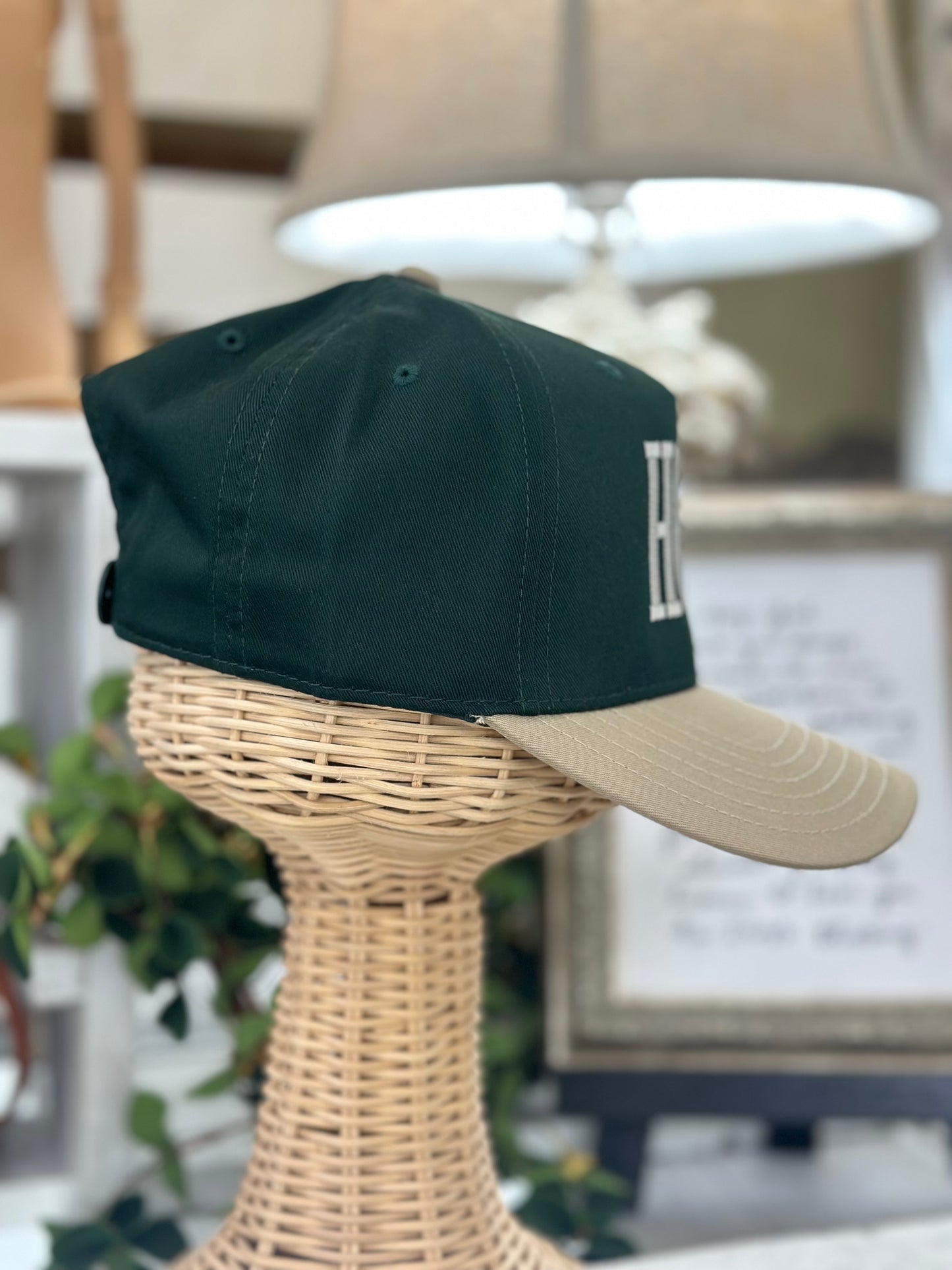 Honey Embroidered Cap