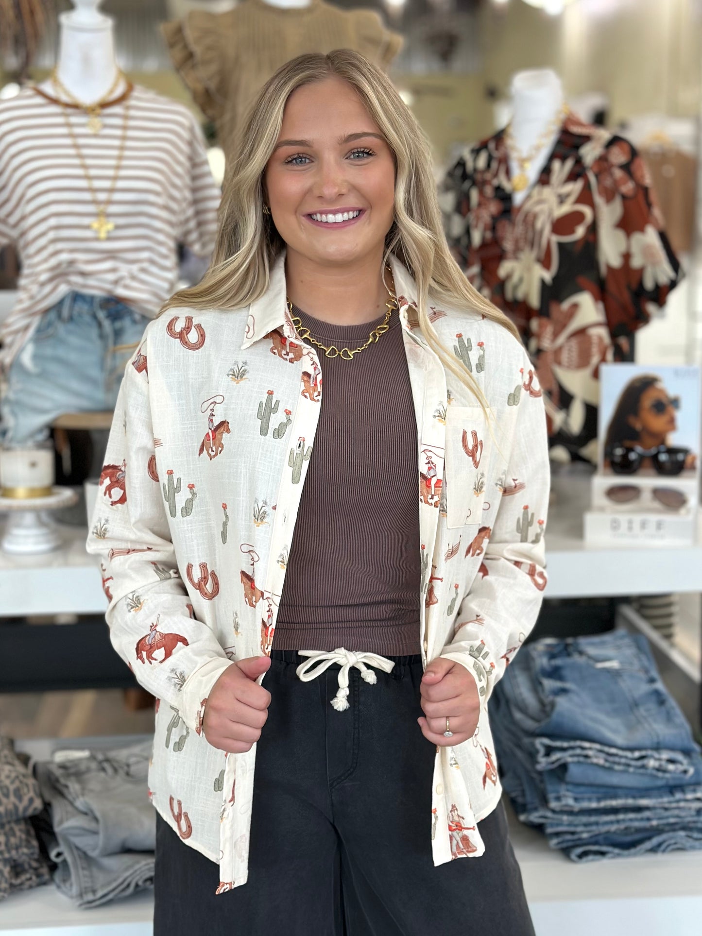 Rope and Ride Western Top