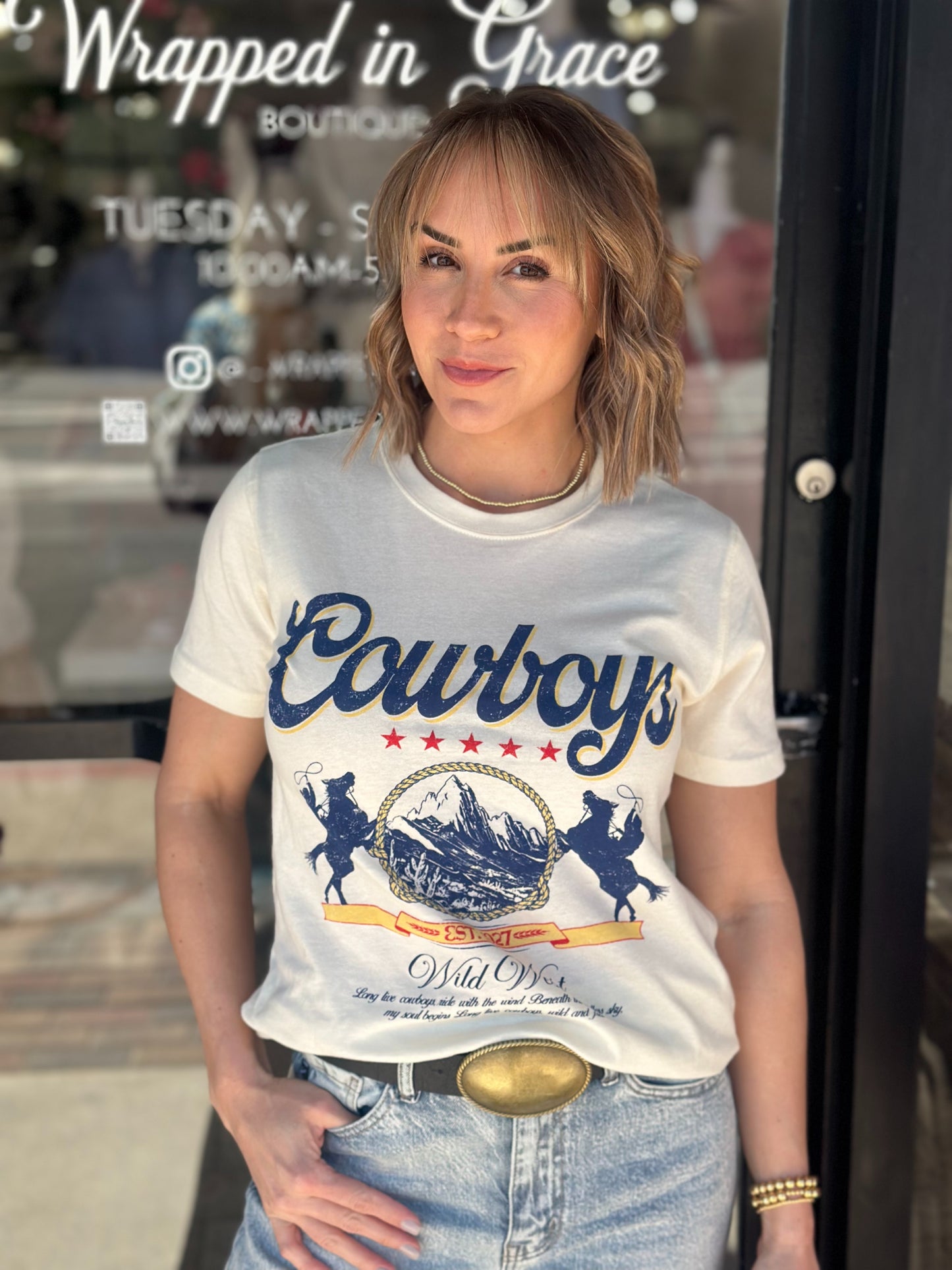 NEW! Cowboys Wild West Tee