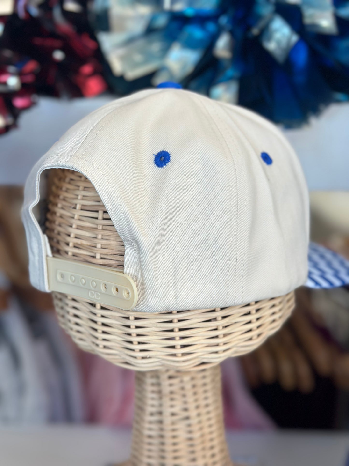 Gameday Checkered Cap in Royal