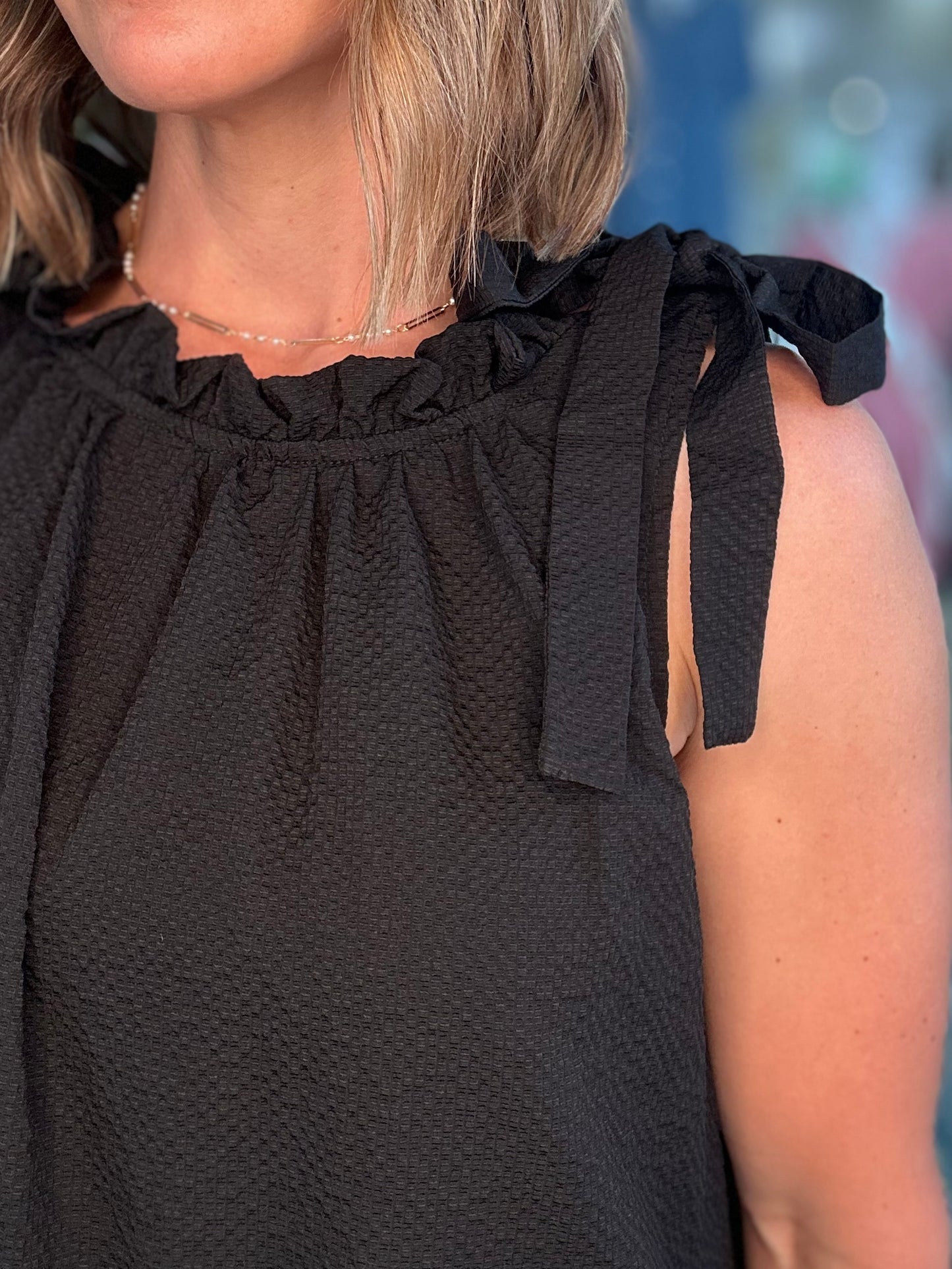NEW! Bold in Black Bubble Tank