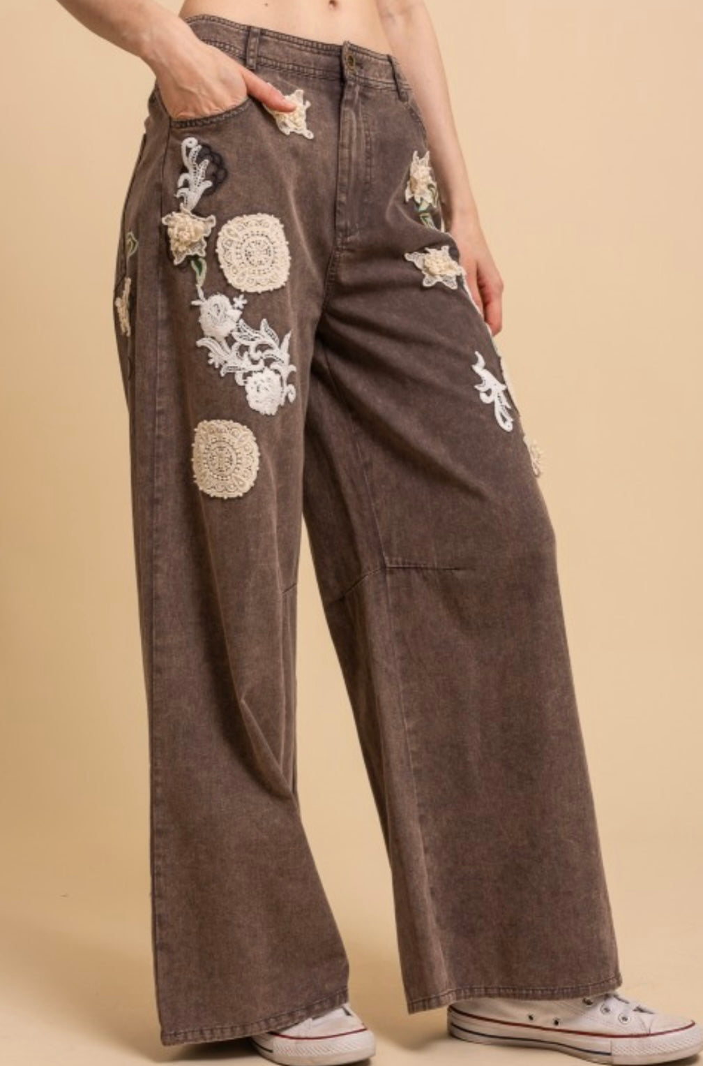Valerie Vintage Crochet Pants