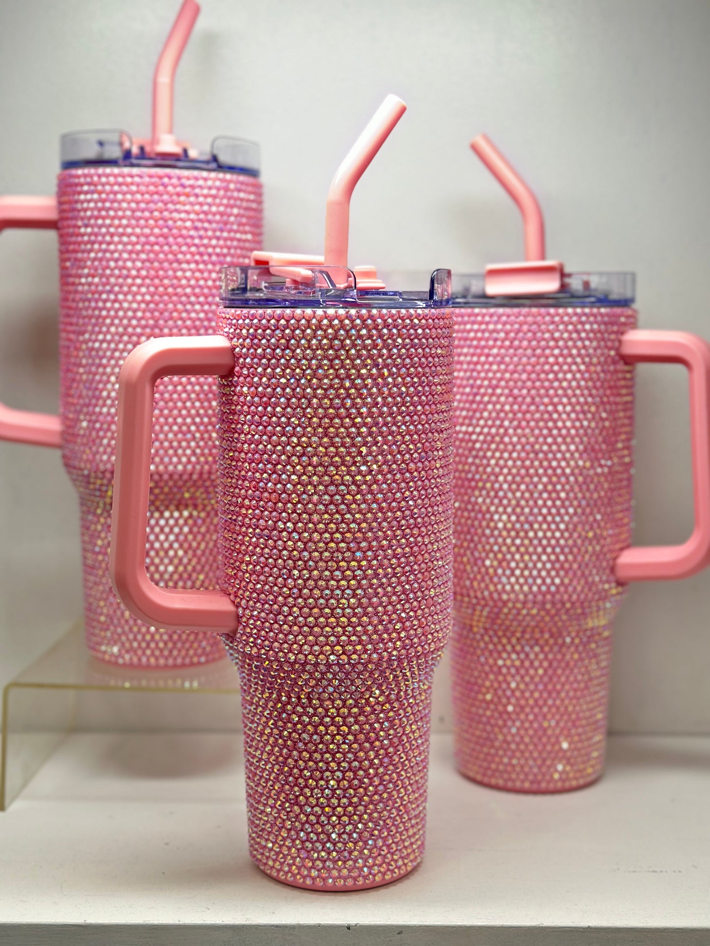 Flashy Light Pink 40oz Tumbler