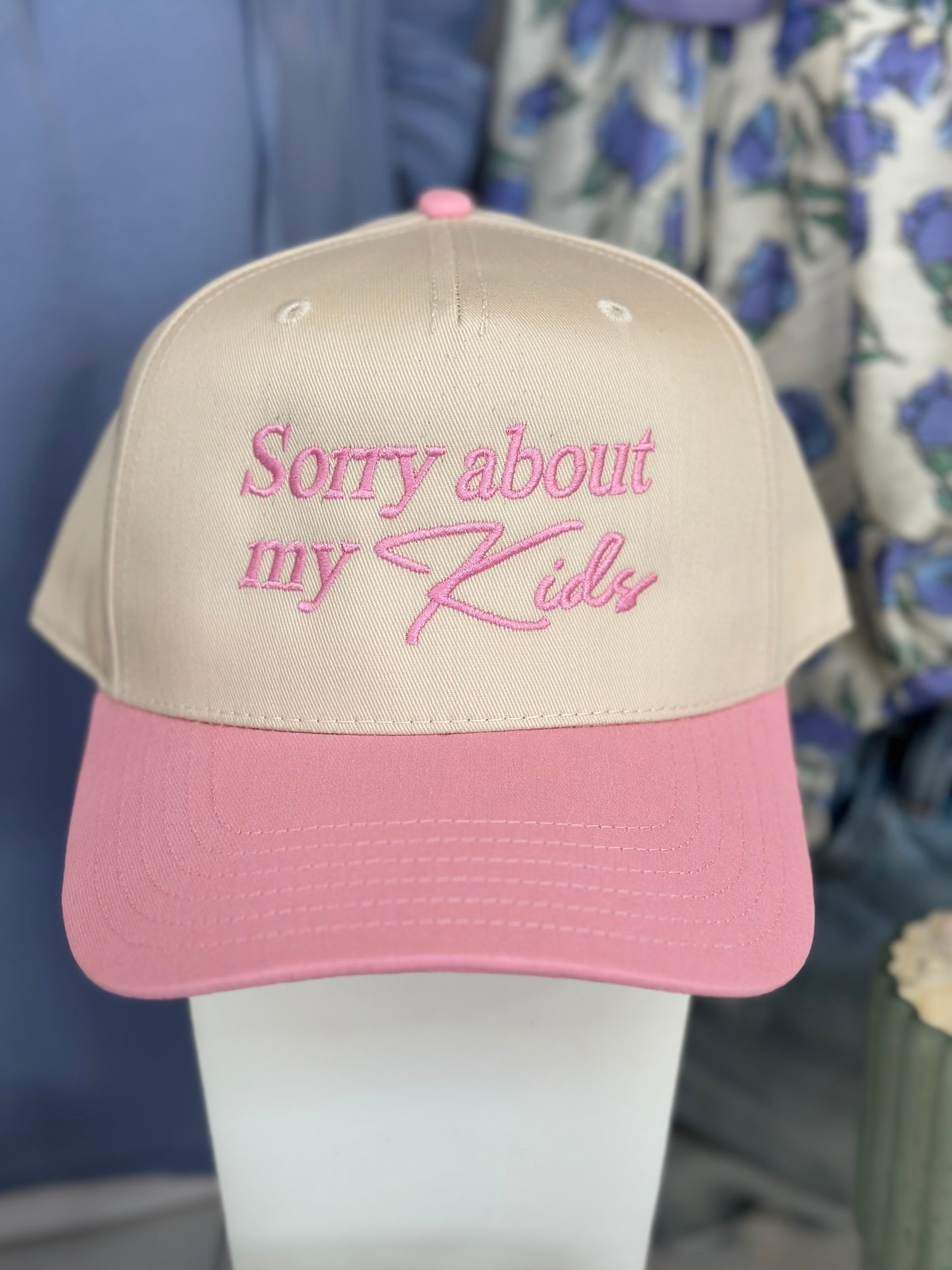 Sorry About My Kids Vintage Cap