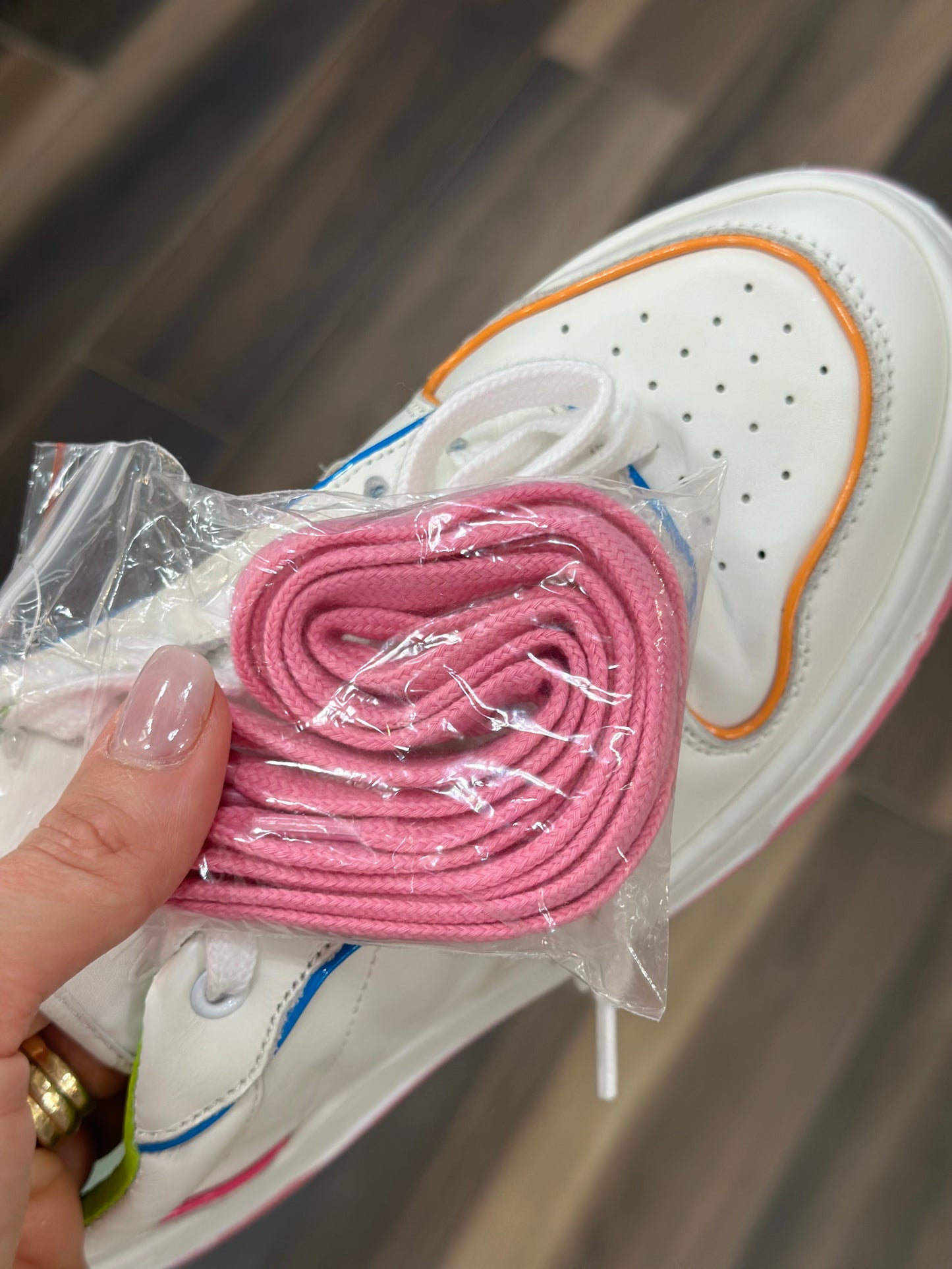 Vintage Havana Taylor sneakers in white/multi color/stitch