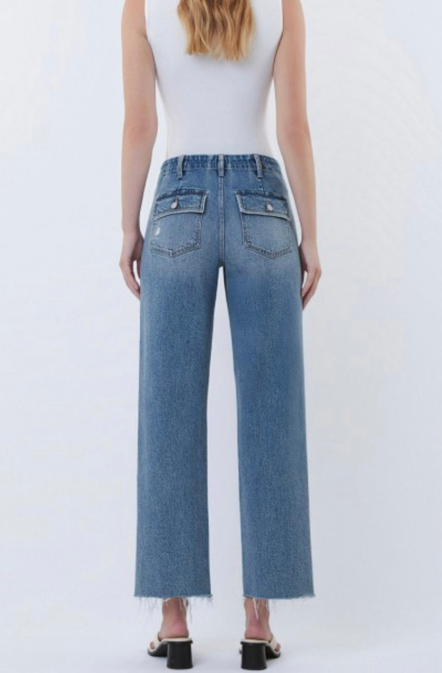 Aileeah Patch Pocket Jean by Vervet