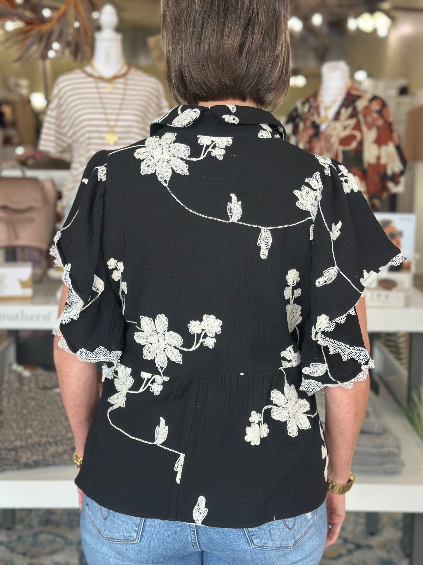 NEW! Easy Going Top in Black