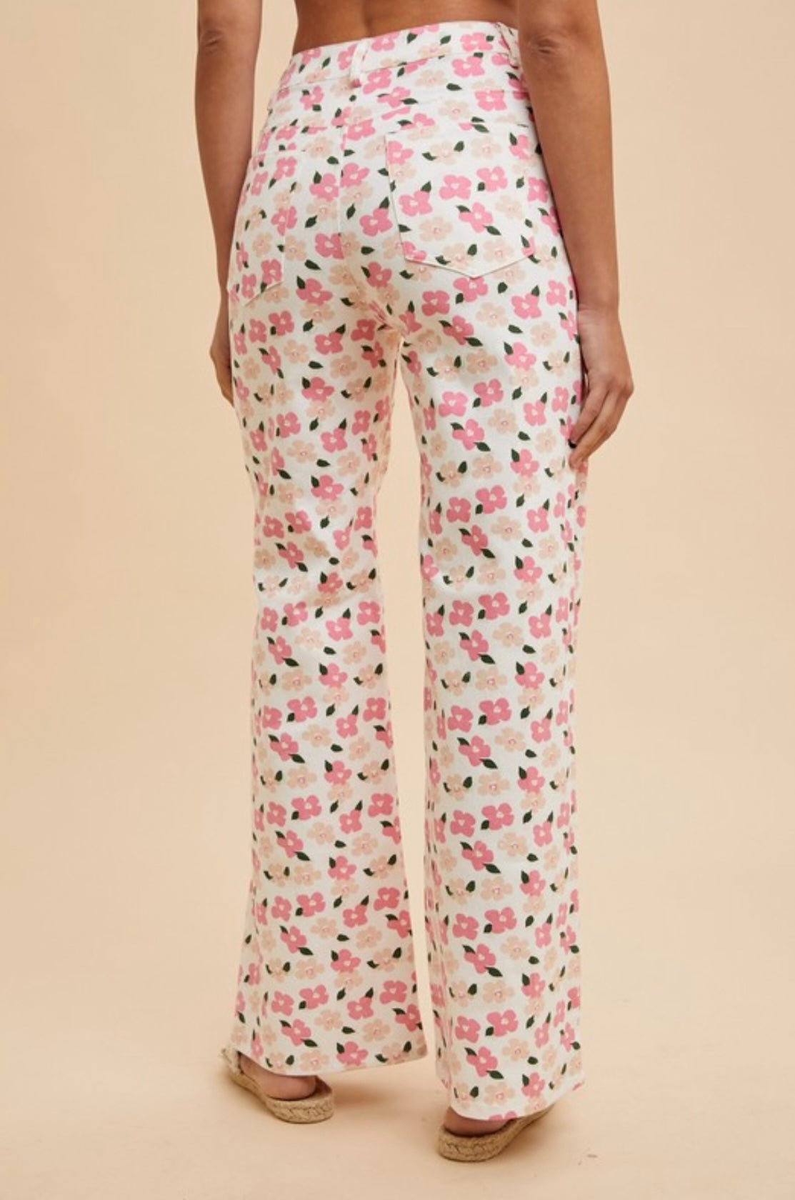 Fun in Floral Printed Jeans