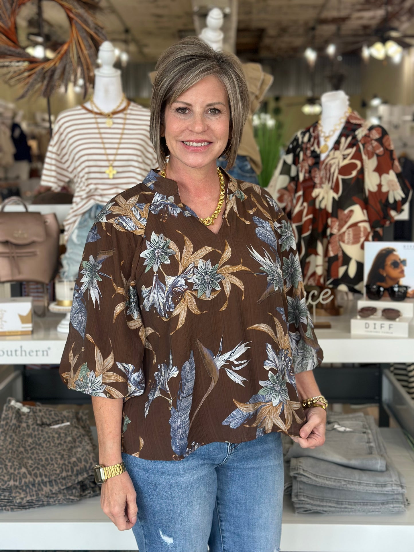 NEW! Nature's Floral Top