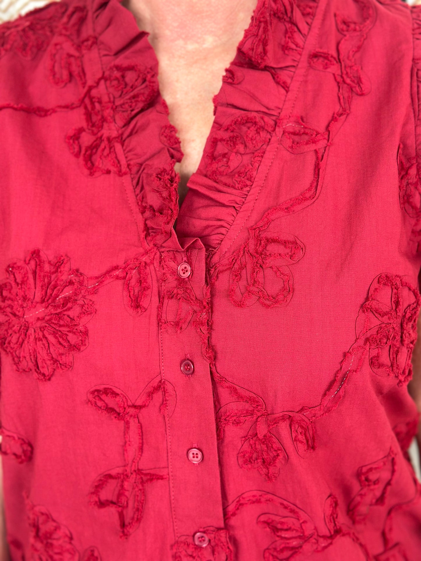 NEW! City Bloom Textured Top