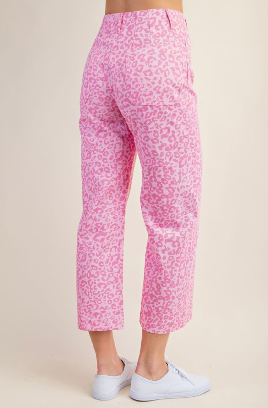 Fun and Flirty Pink Leopard Pants