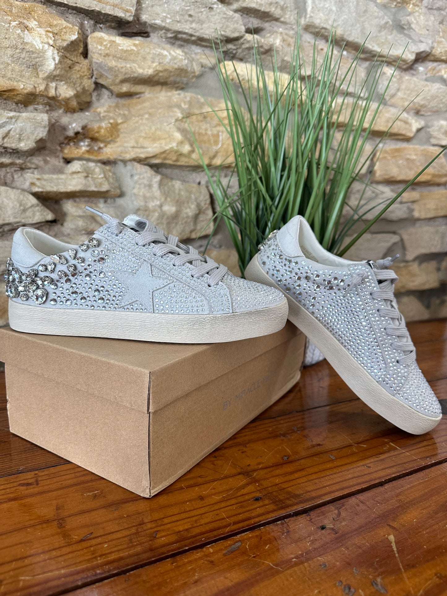 Sparkle and Shine Embellished Sneakers