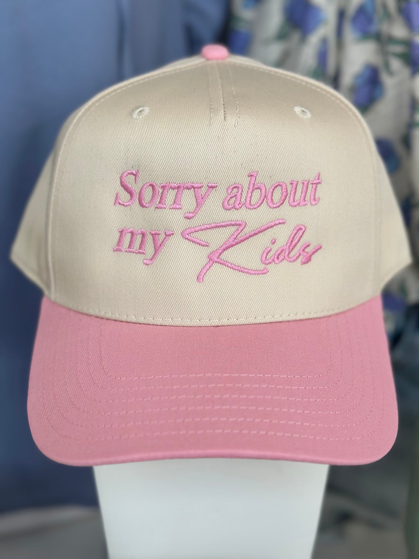 Sorry About My Kids Vintage Cap