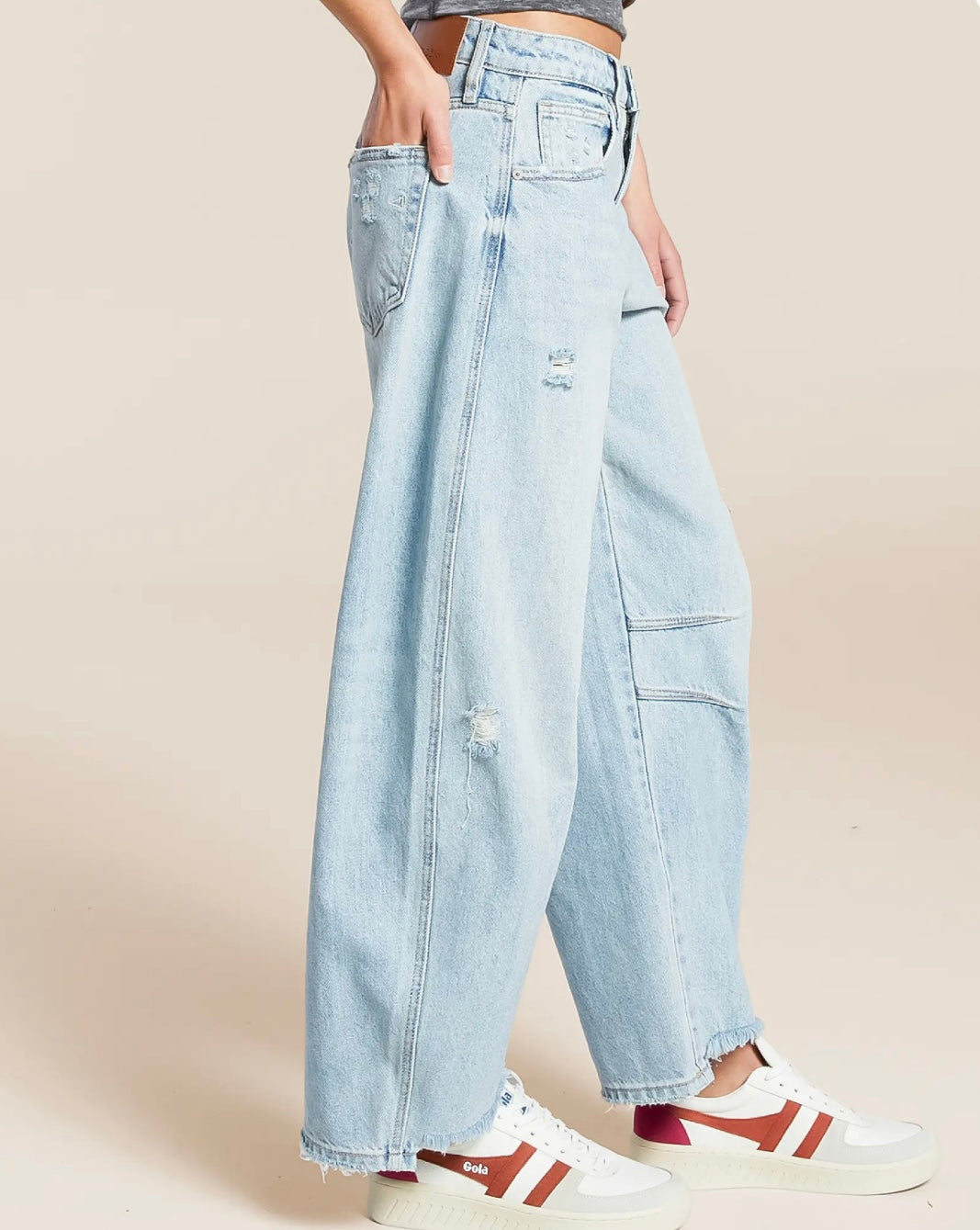 Hidden Splendid Sammie Barrel Jean