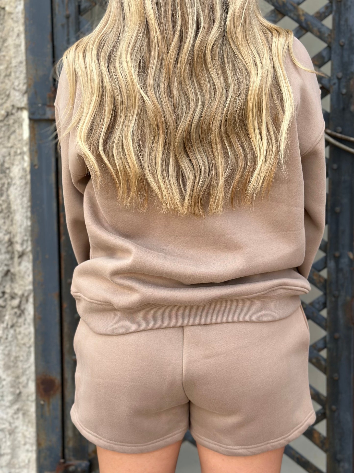 NEW! Let's Ride Shorts Set in Mocha