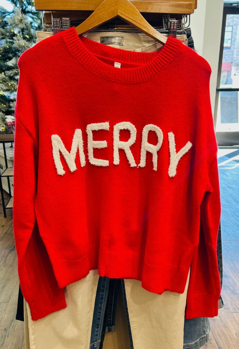 Merry Sweater in Red