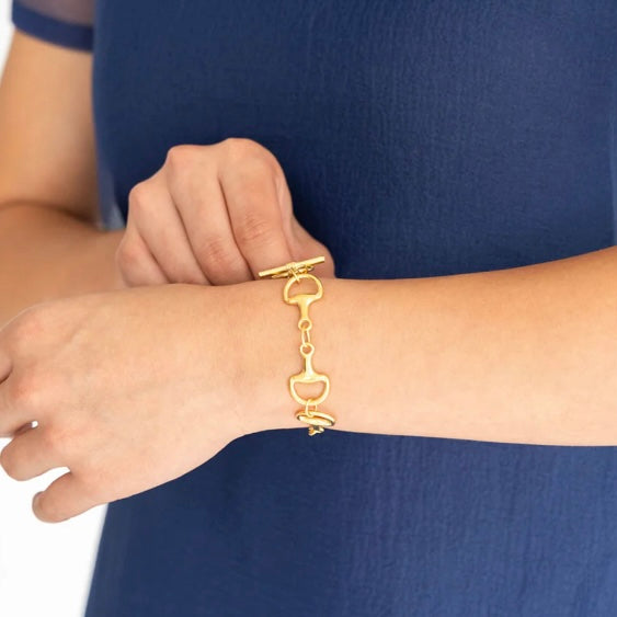 Susan Shaw Horse Bit Toggle Bracelet