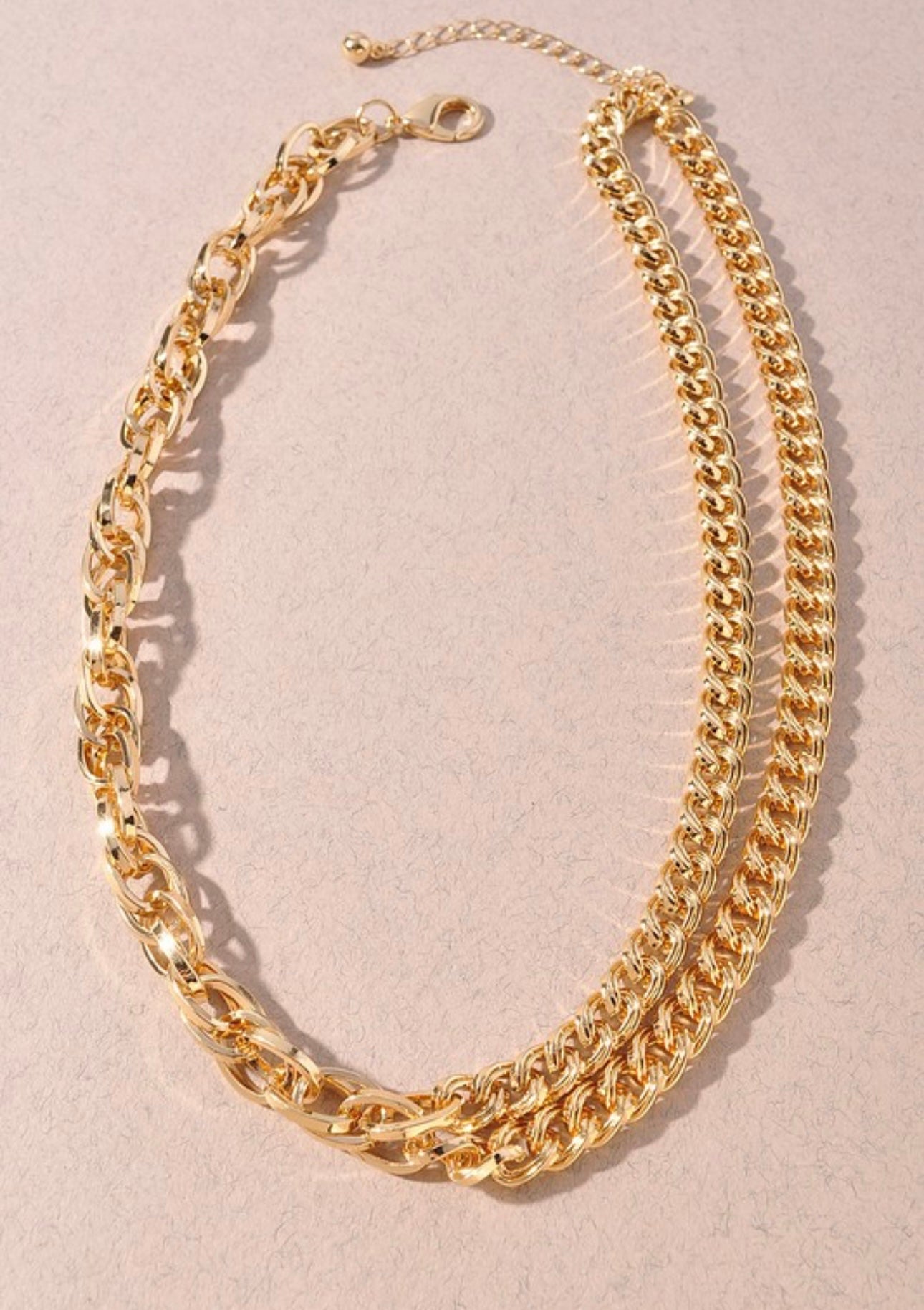 Half Design Necklace