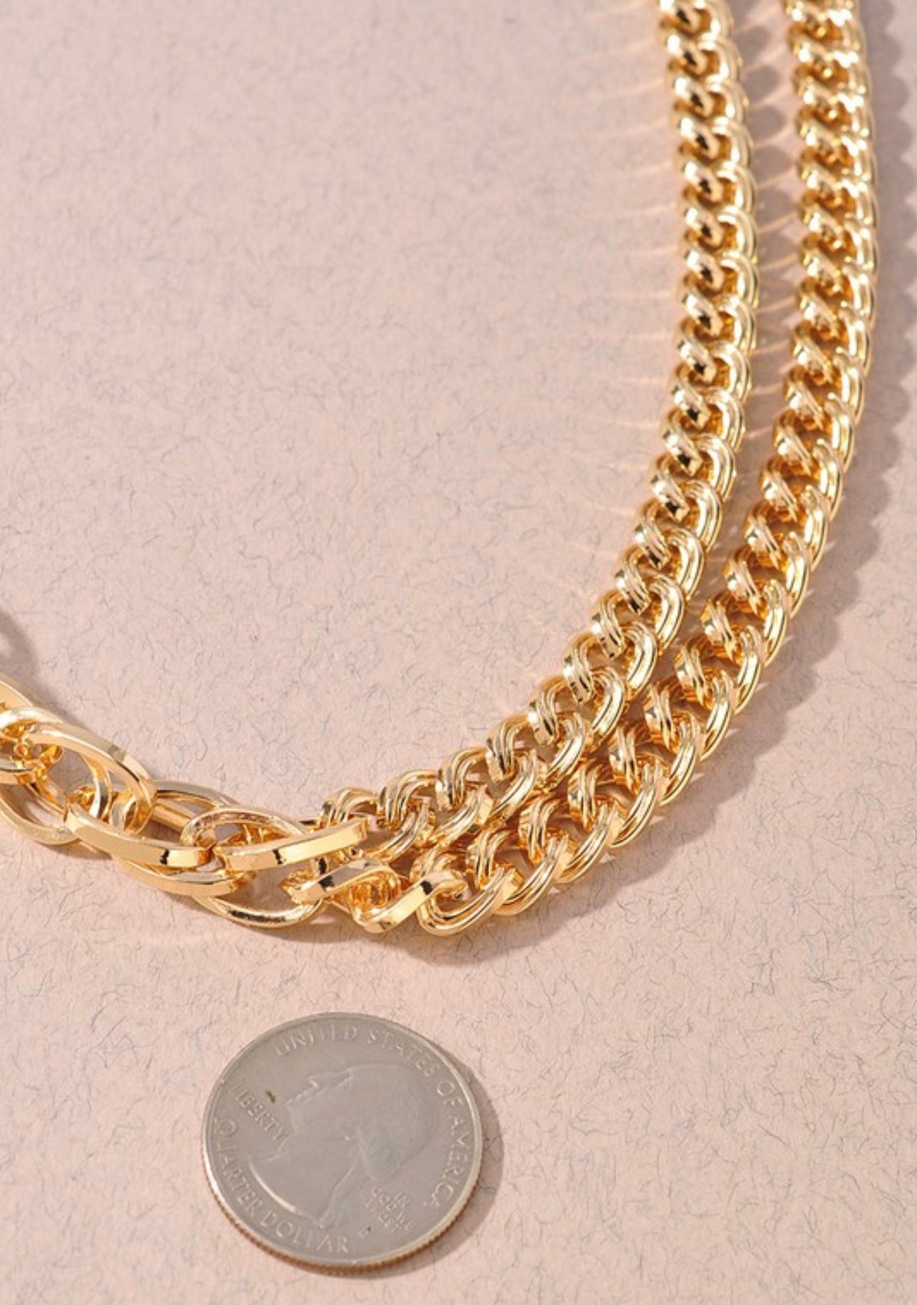Half Design Necklace
