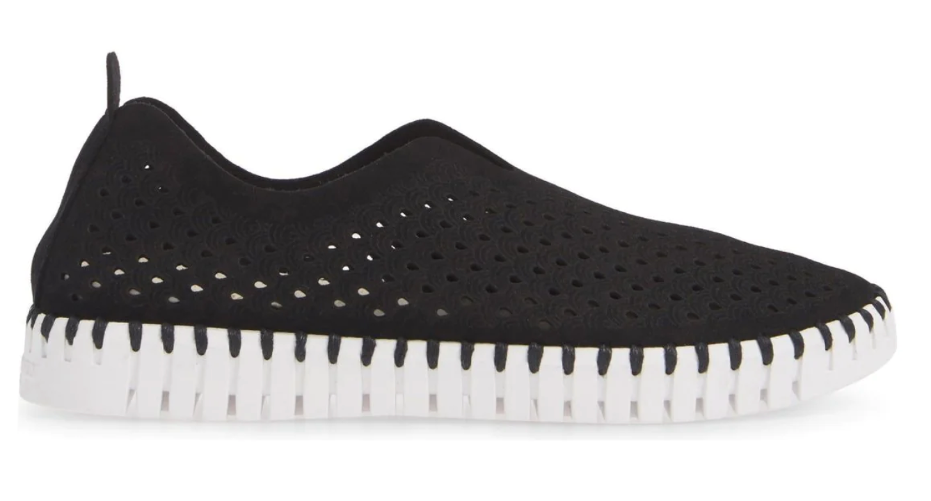 Isle Jackson Slip On Sneaker in Black