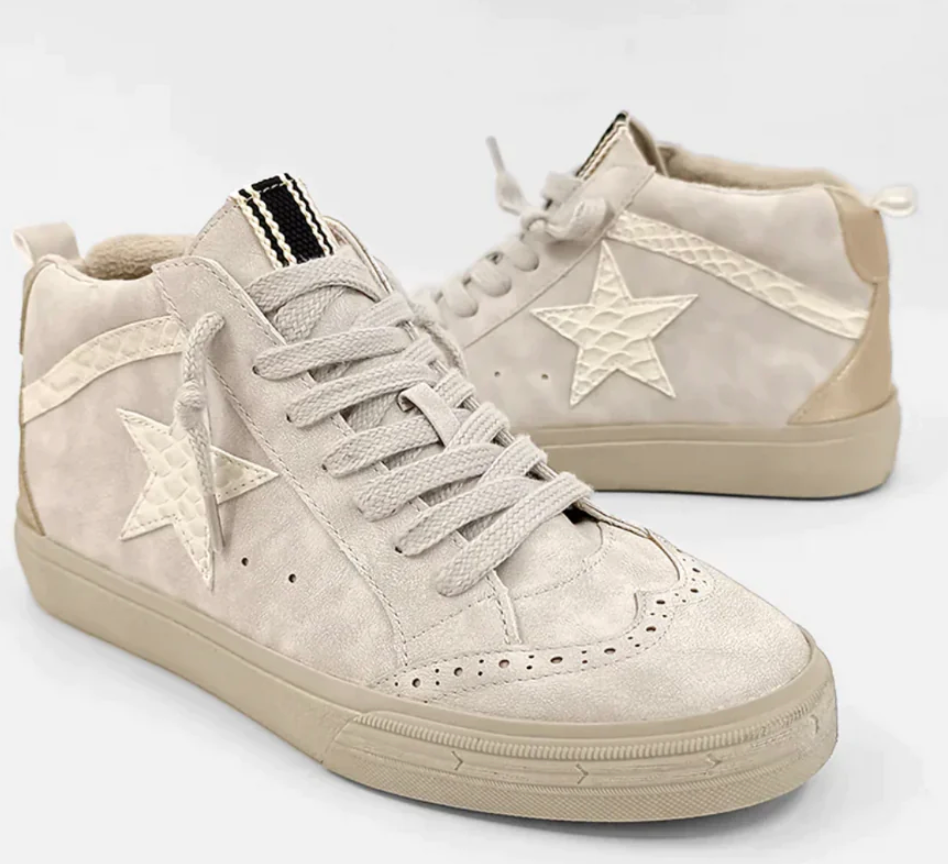 Paulina HT Sneaker in Gray
